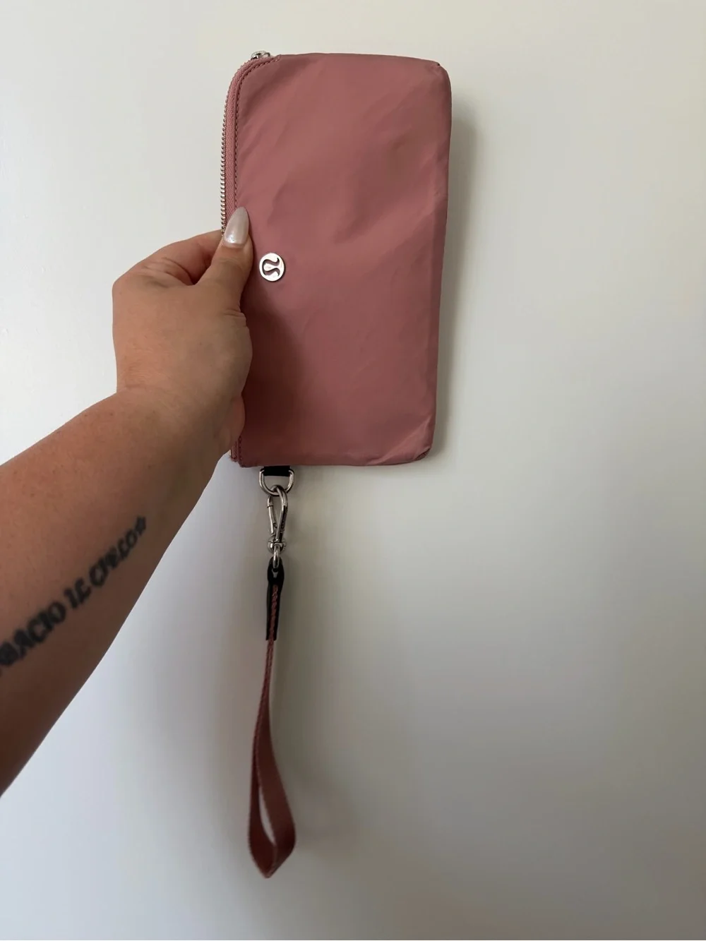 lululemon athletica Dusty Pink Wristlet Pouch